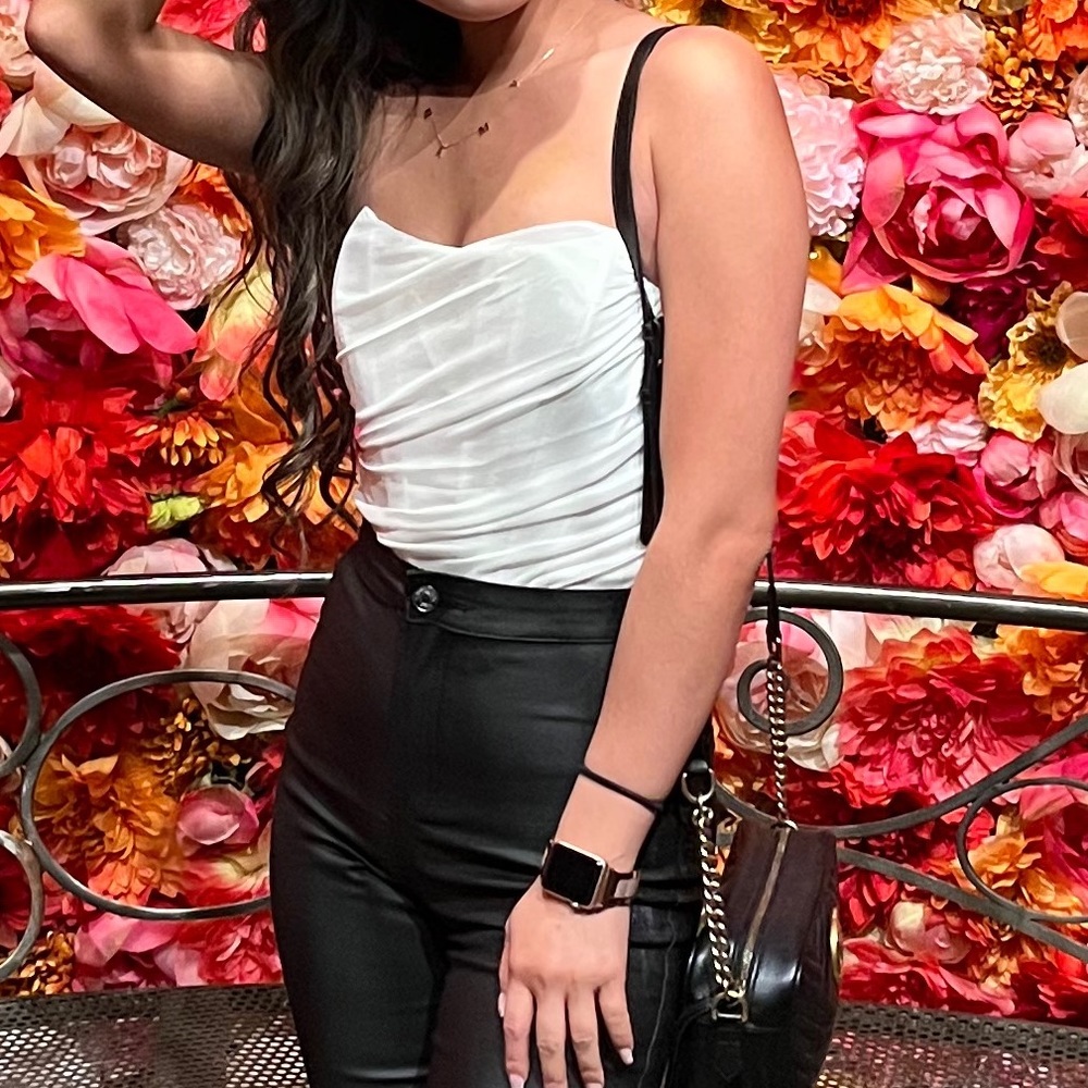 White Corset Top
